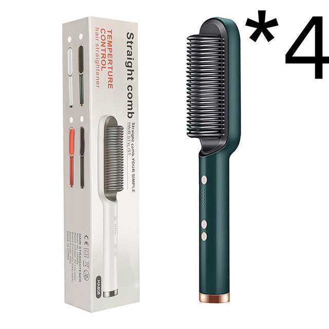 New 2 In 1 Hair Straightener Hot Comb  Dual-purpose Electric Hair Brush