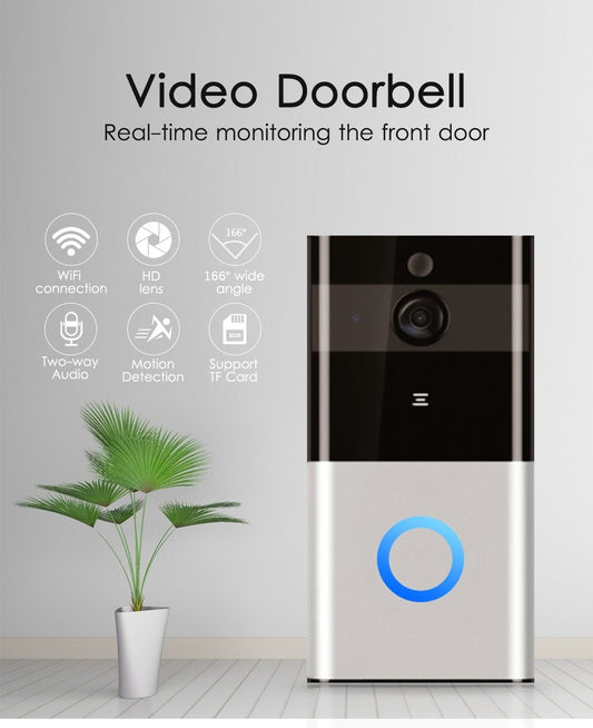 Visual Doorbell Wireless  Detection Video Smart Doorbell Ring