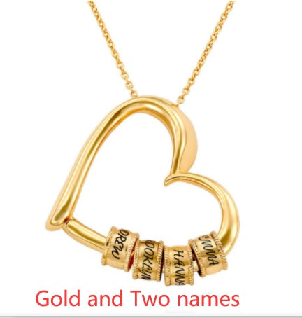 Personalized Heart Necklaces