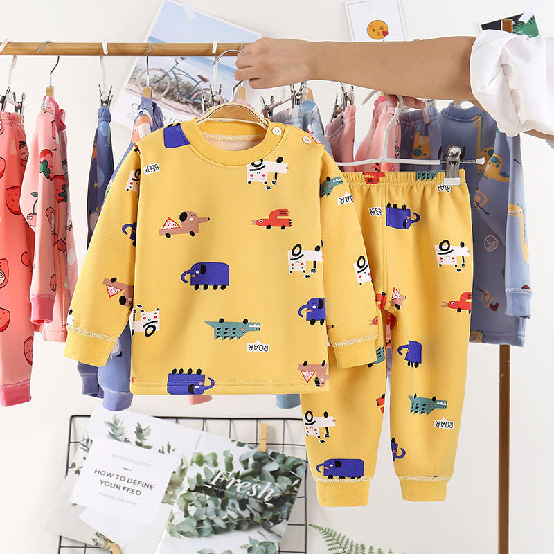 Clothing Winter Boys And Girls Thickened Autumn Clothes Long Trousers