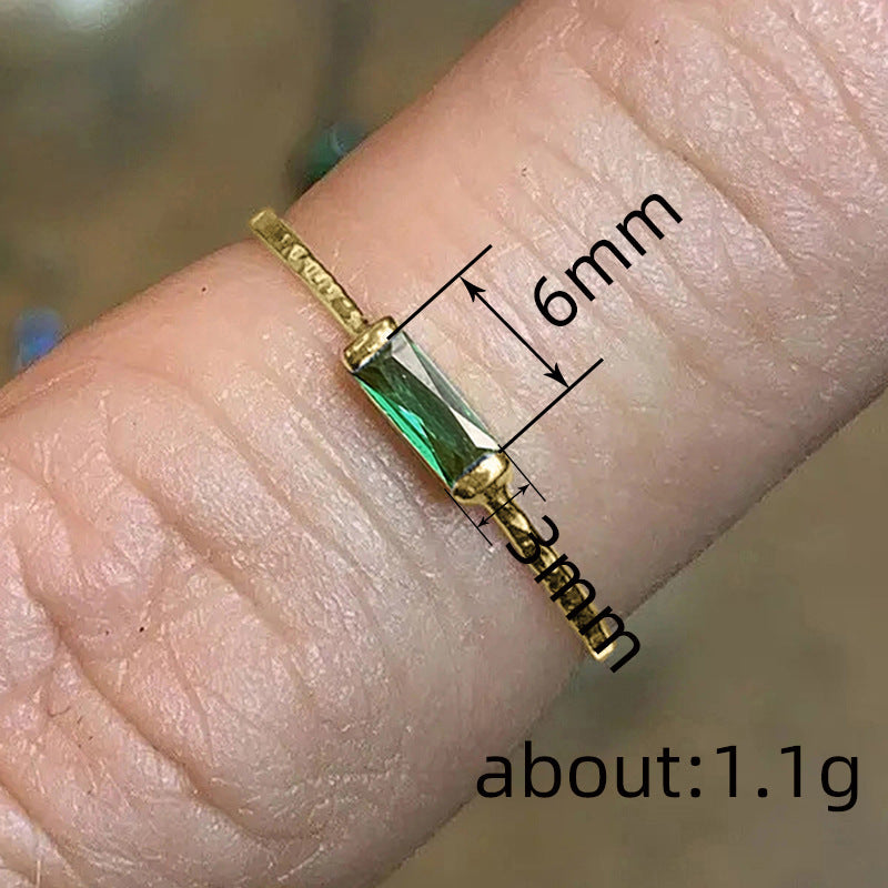 Simple Fine Circle Ring Fashion Lady