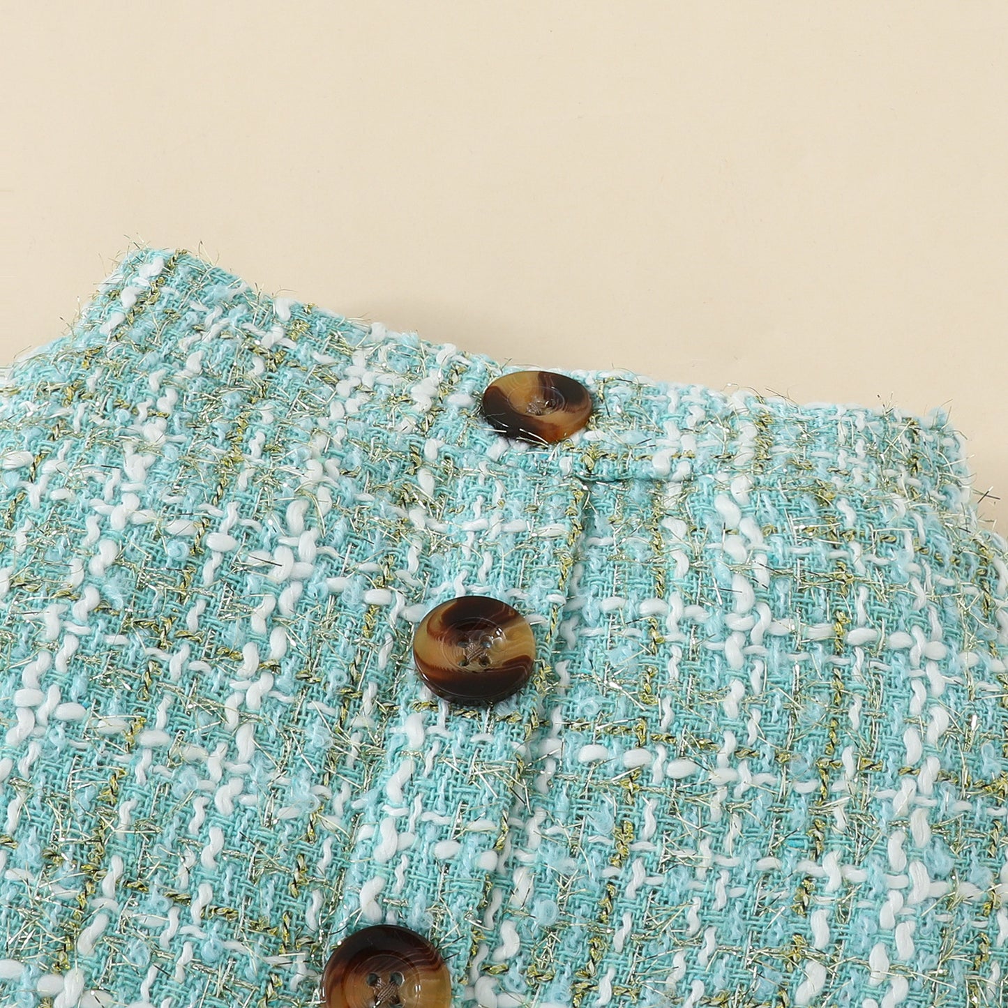 Babies' Short-sleeved Blouse Skirt
