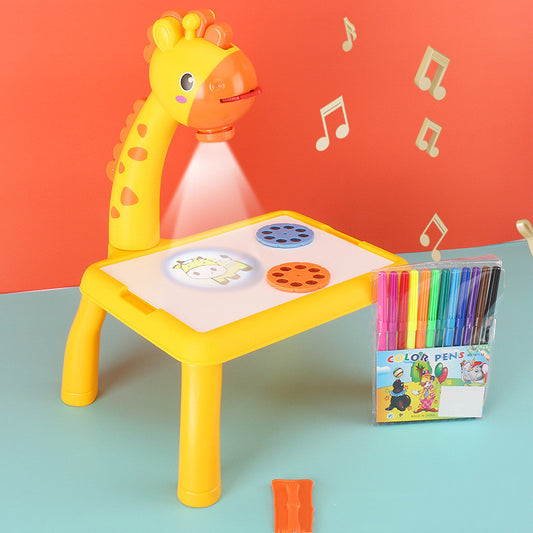 Projector Art Drawing Table Toys Painting Board Desk