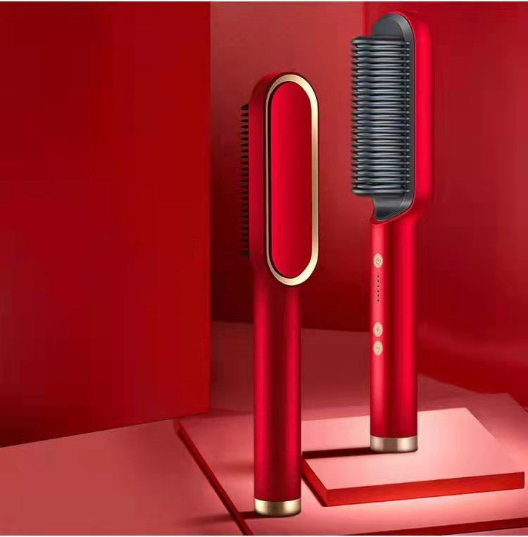 New 2 In 1 Hair Straightener Hot Comb  Dual-purpose Electric Hair Brush