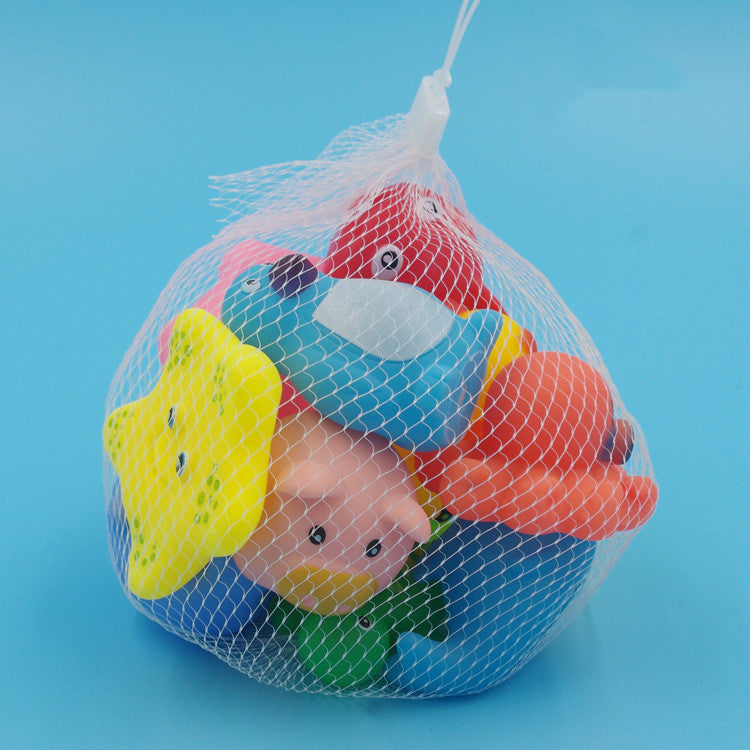 Baby Bathing, Playing In Water Toys