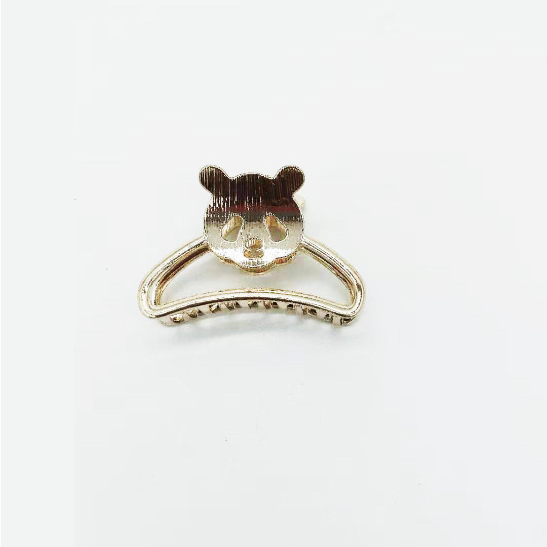 Golden hair clip