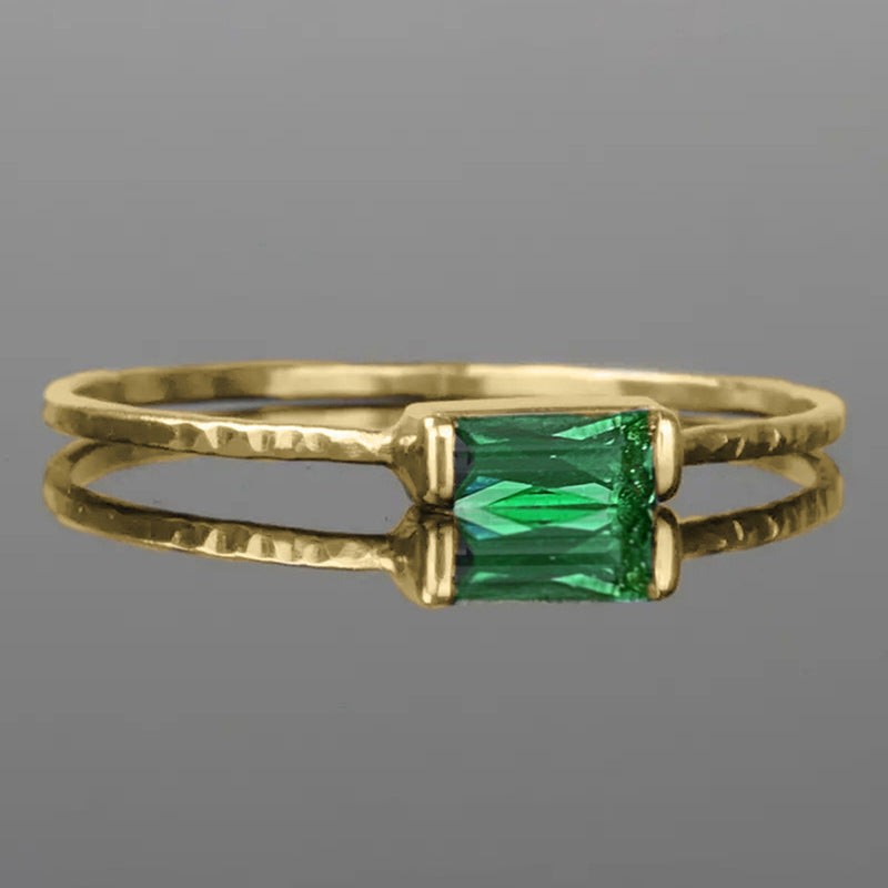 Simple Fine Circle Ring Fashion Lady