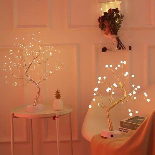 Wire Light Bedroom