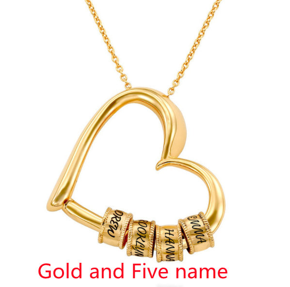 Personalized Heart Necklaces