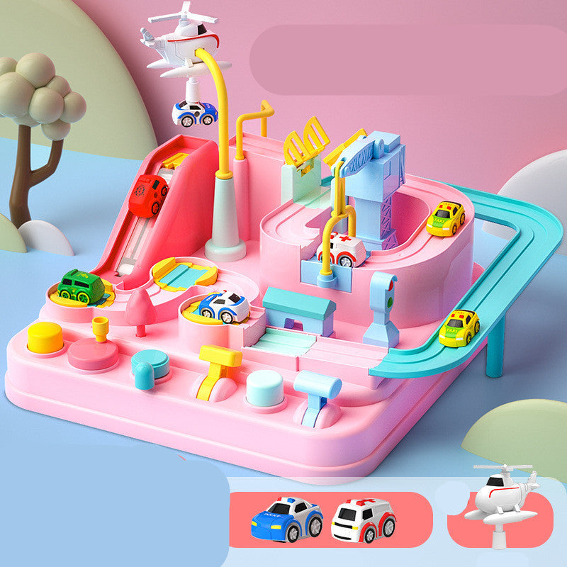 Big Adventure Parking Lot Rail Car Toy
