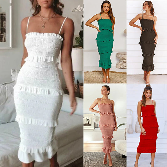 Elastic Stitching Dress