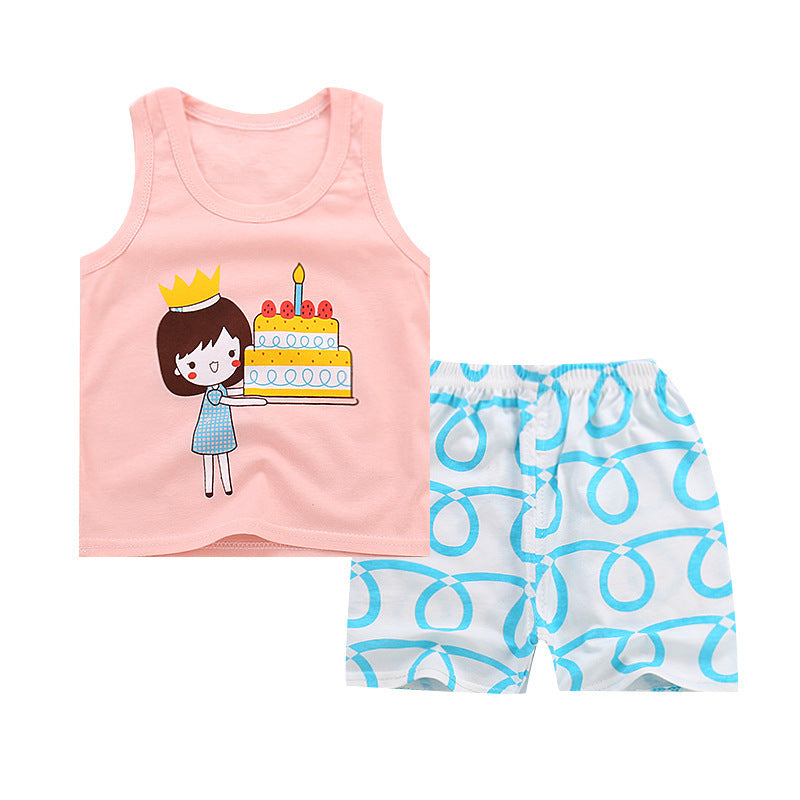 Children's cotton sleeveless