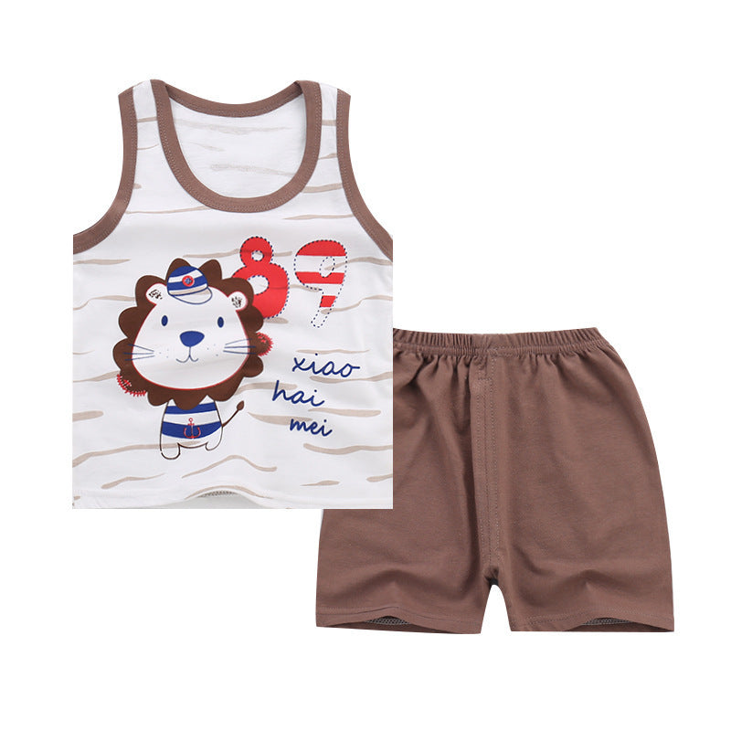 Children's cotton sleeveless