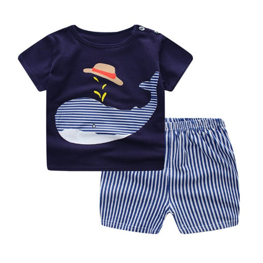 Cartoon Clothing Baby Boy/Baby Girl Casual Clothing Sets