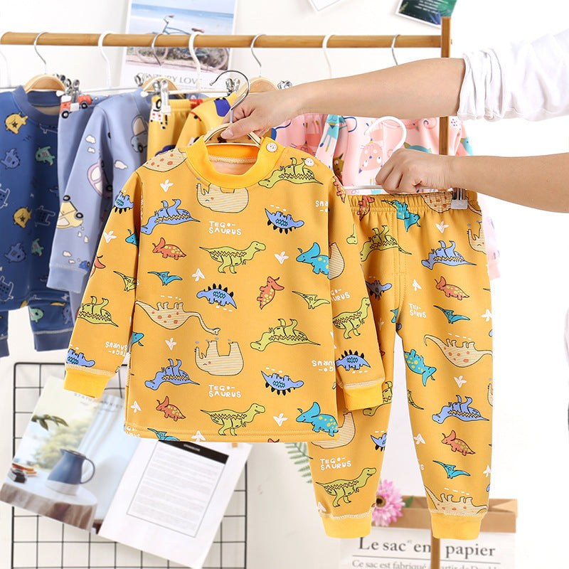 Clothing Winter Boys And Girls Thickened Autumn Clothes Long Trousers
