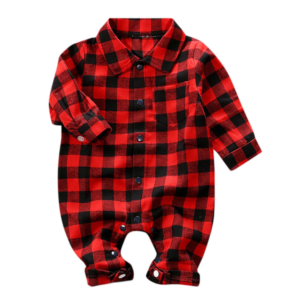 Baby striped plaid