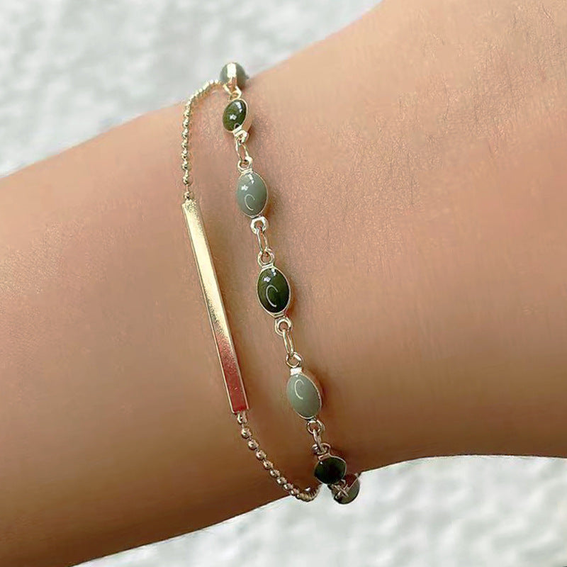 French Retro Double-layer Bracelet