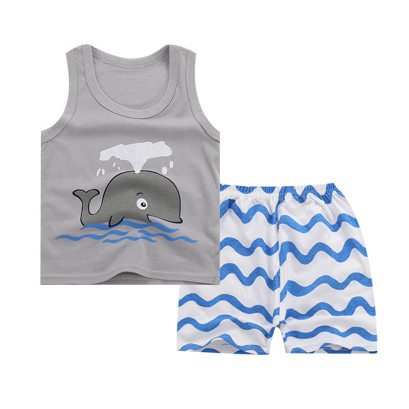 Children's cotton sleeveless