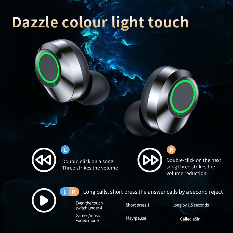 Wireless Bluetooth Headset Screen Smart Digital Display