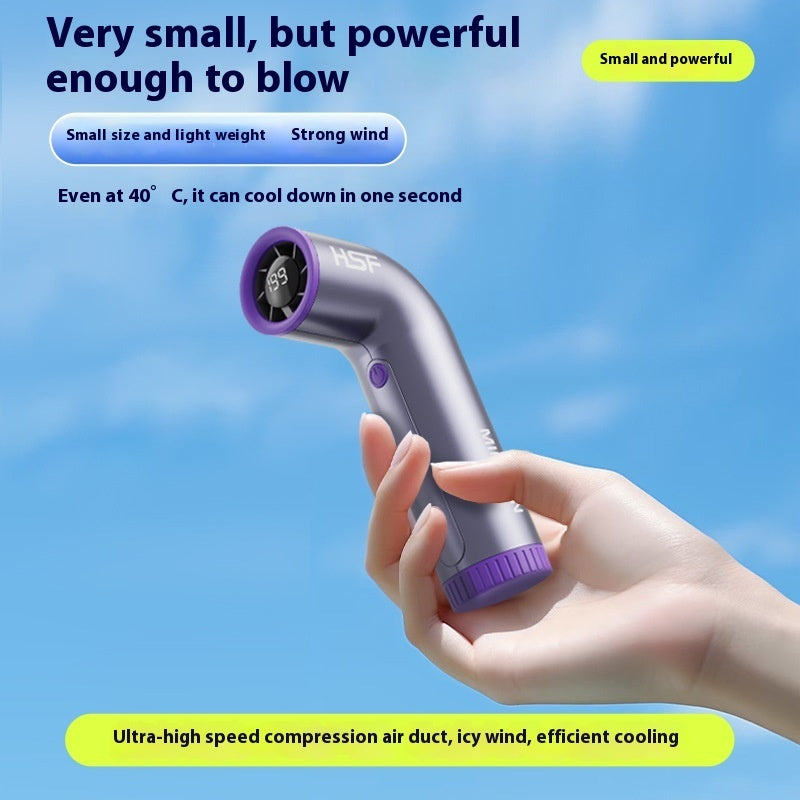 High-speed Portable Fan Rechargeable Strong Wind