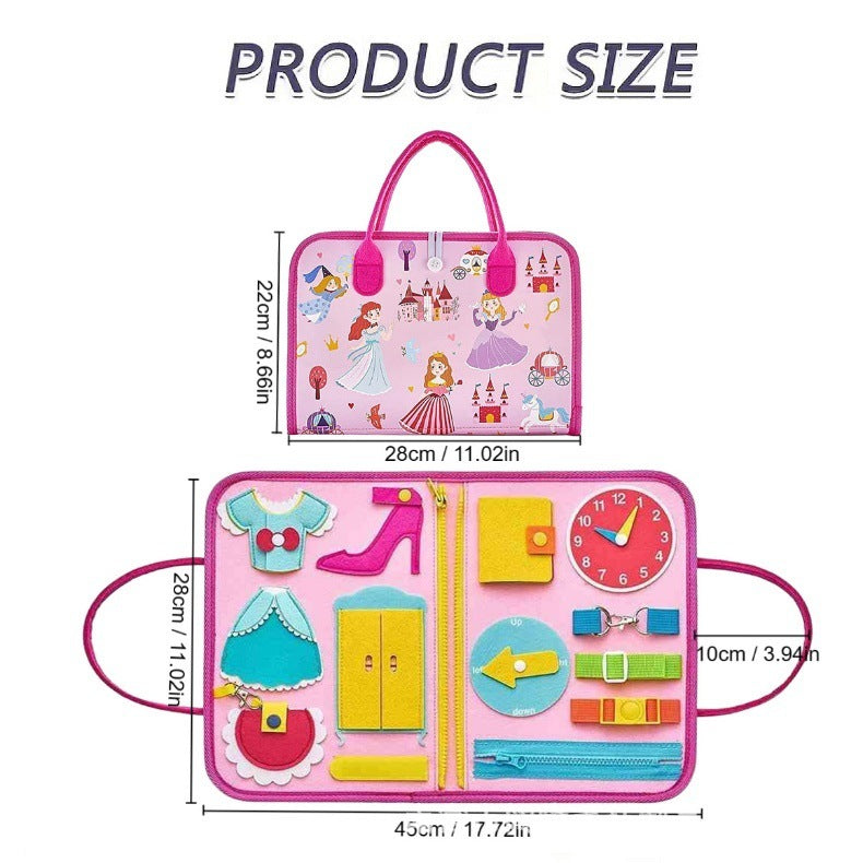 Early Childhood Educational Toys Felt Busy Board