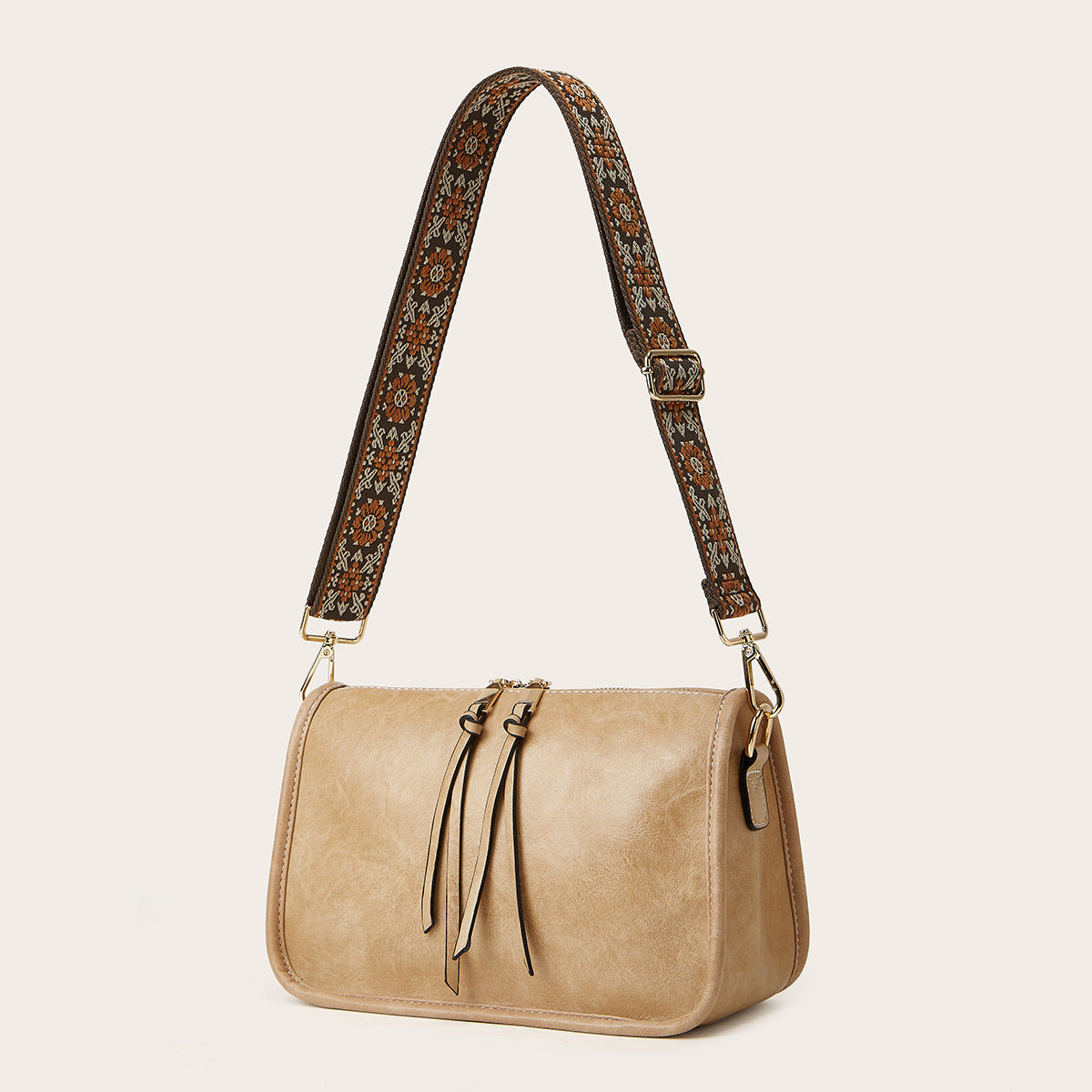 Bohemian Wide Shoulder Strap Crossbody
