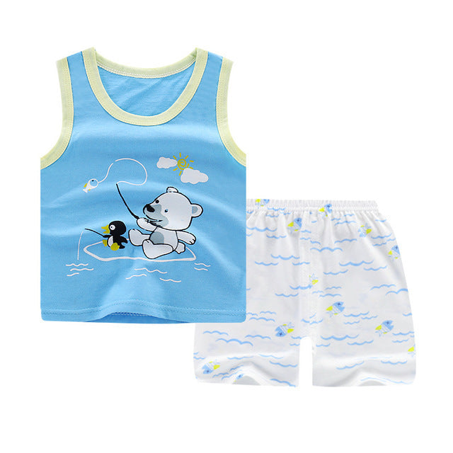Children's cotton sleeveless