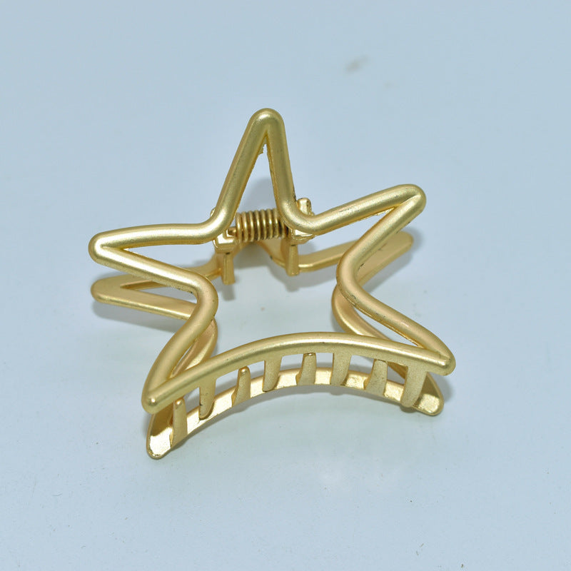 Golden hair clip