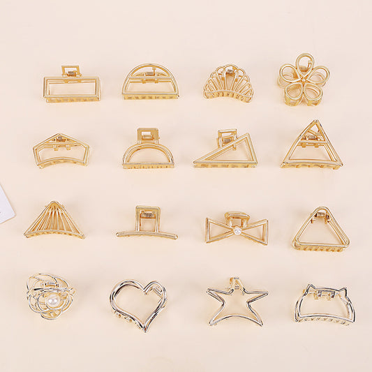 Golden hair clip