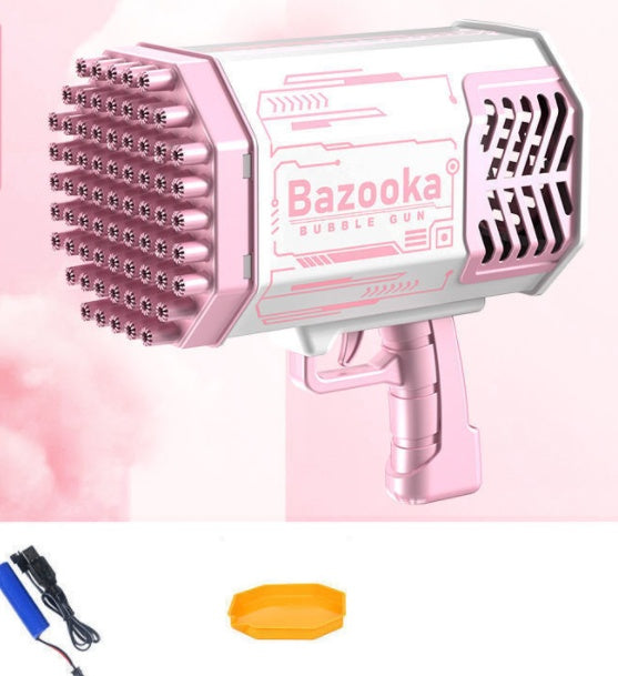 Bubbles Machine Gun Shape Automatic Blower With Light