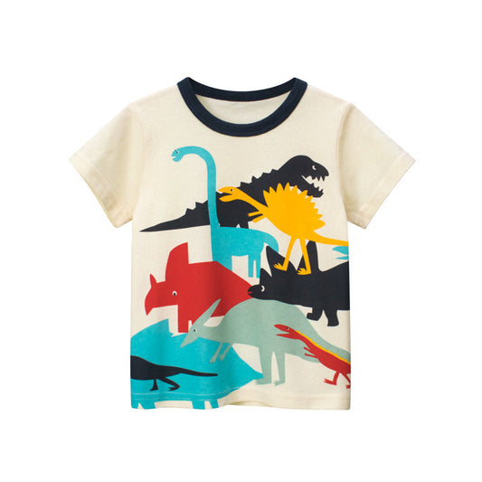 T-Shirt Kids Clothing Dinosaur Cartoon