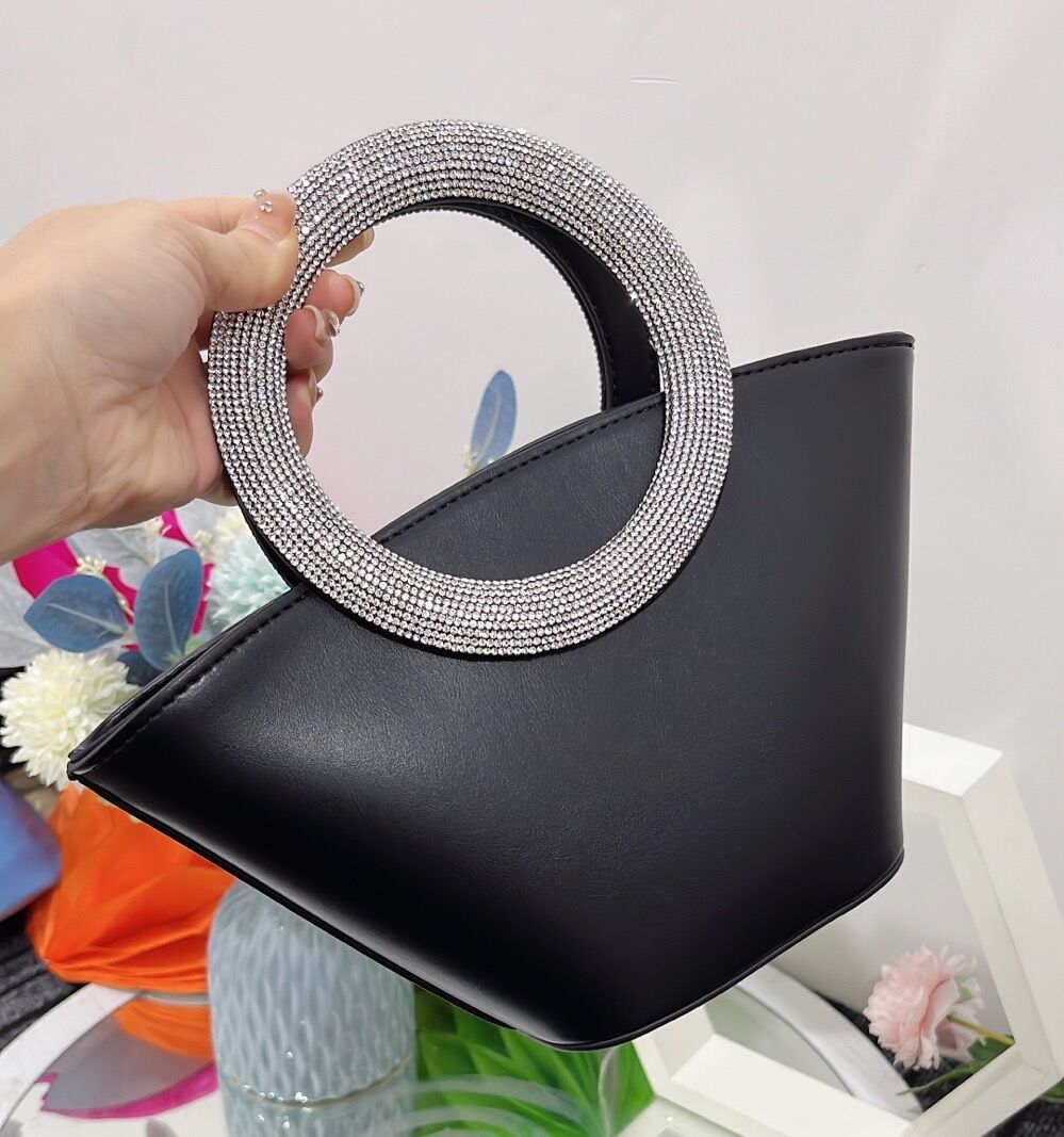 Diamond Round Handle Bag