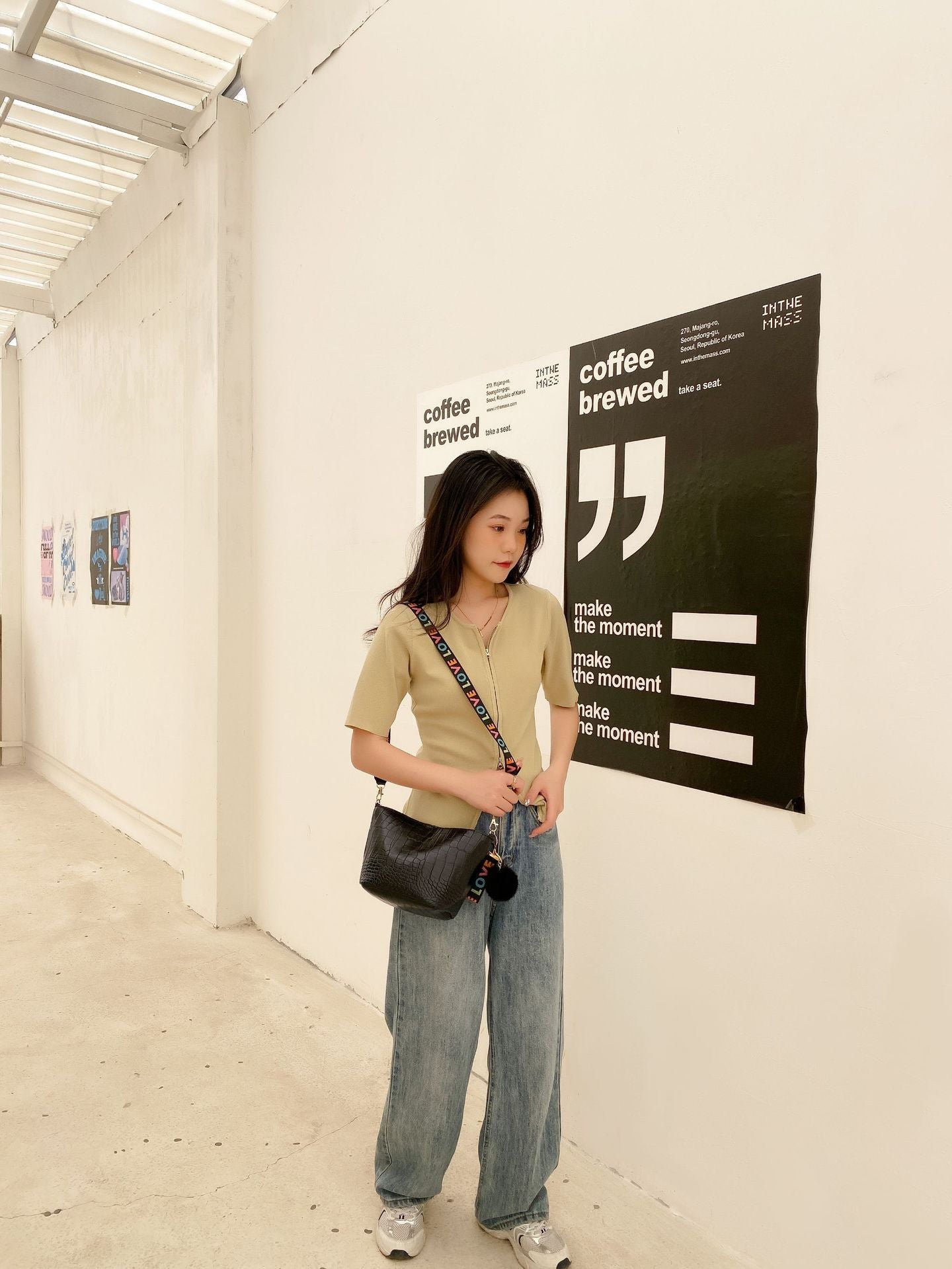 Bucket Bag Lychee Pattern