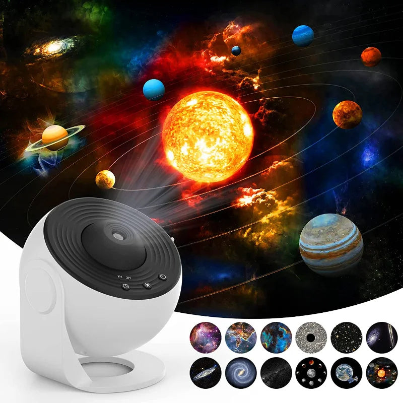 Night Light Galaxy Projector For Bedroom