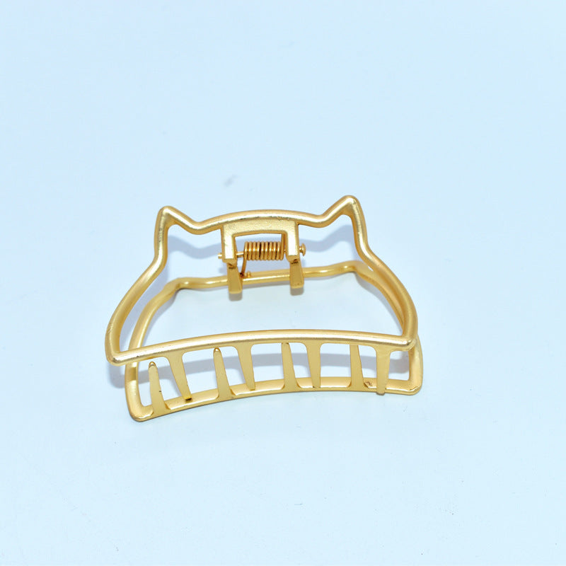 Golden hair clip