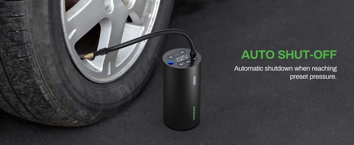 Portable Tire Air Pump LED Screen For Fast Inflation