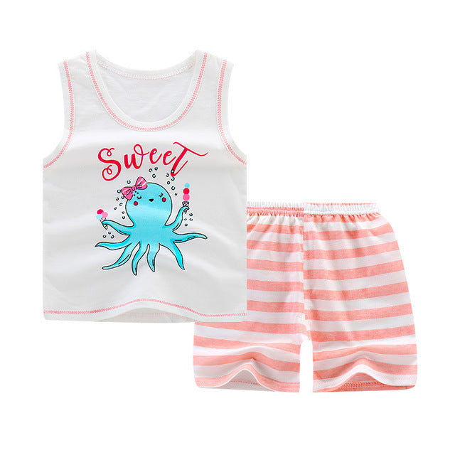 Children's cotton sleeveless