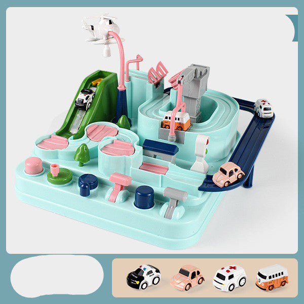 Big Adventure Parking Lot Rail Car Toy