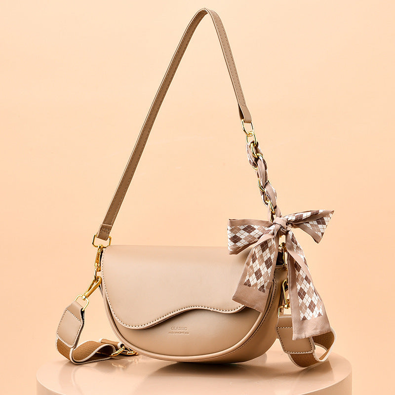 Light Luxury Fall Winter Fashion Saddle Bag
