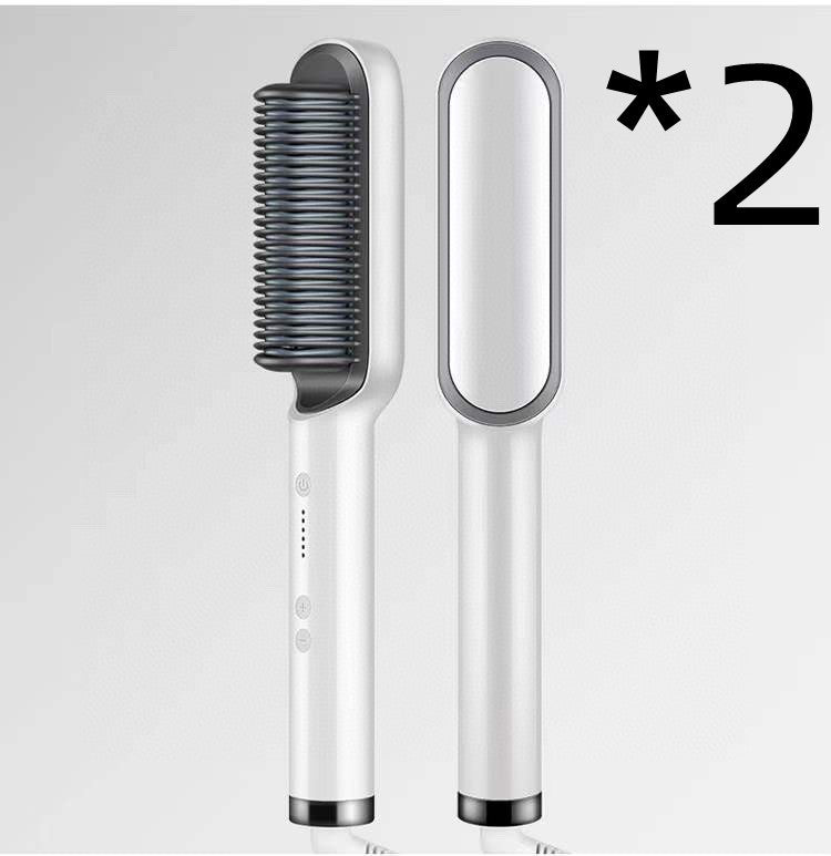 New 2 In 1 Hair Straightener Hot Comb  Dual-purpose Electric Hair Brush