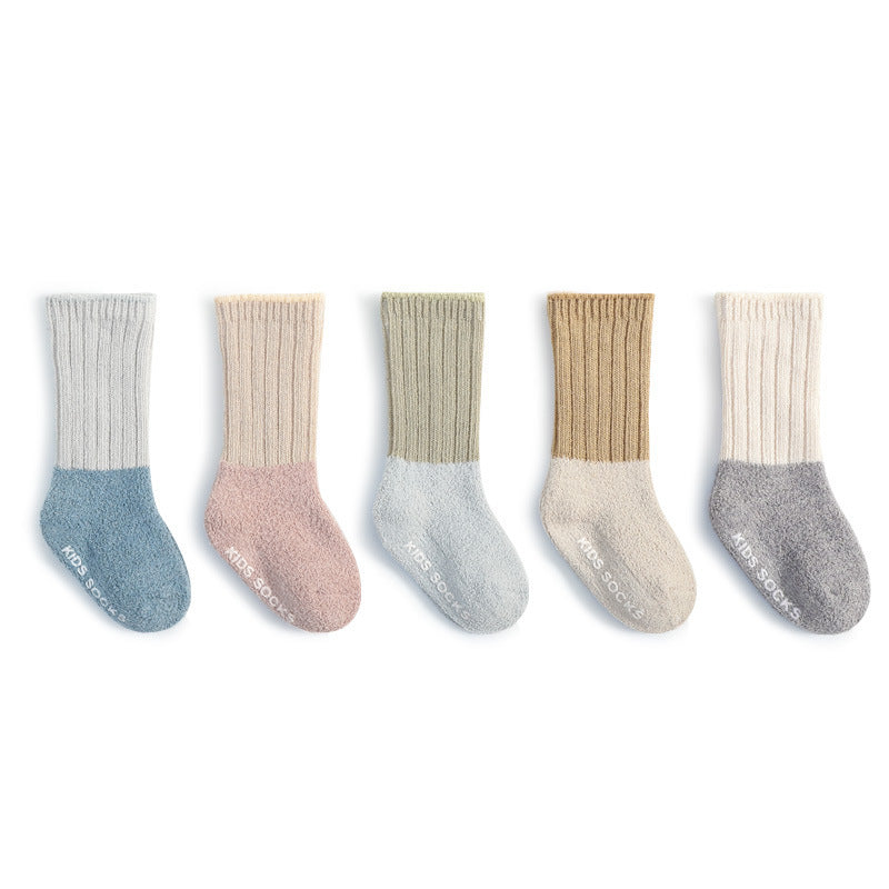 Cotton Thickened Fleece Lined Socks
