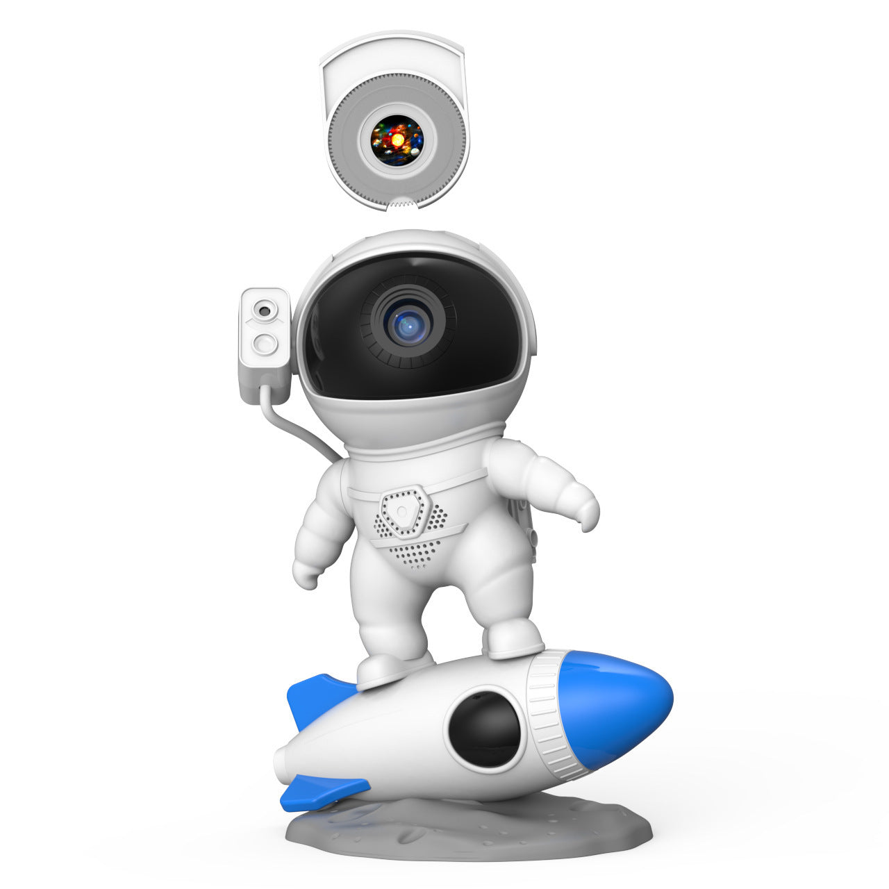 Rocket Astronaut Galaxy Starry Sky Projector