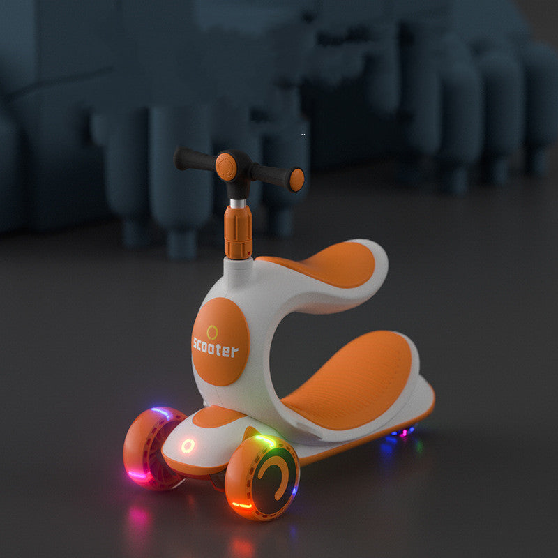 Anti-rollover Pedal Scooter