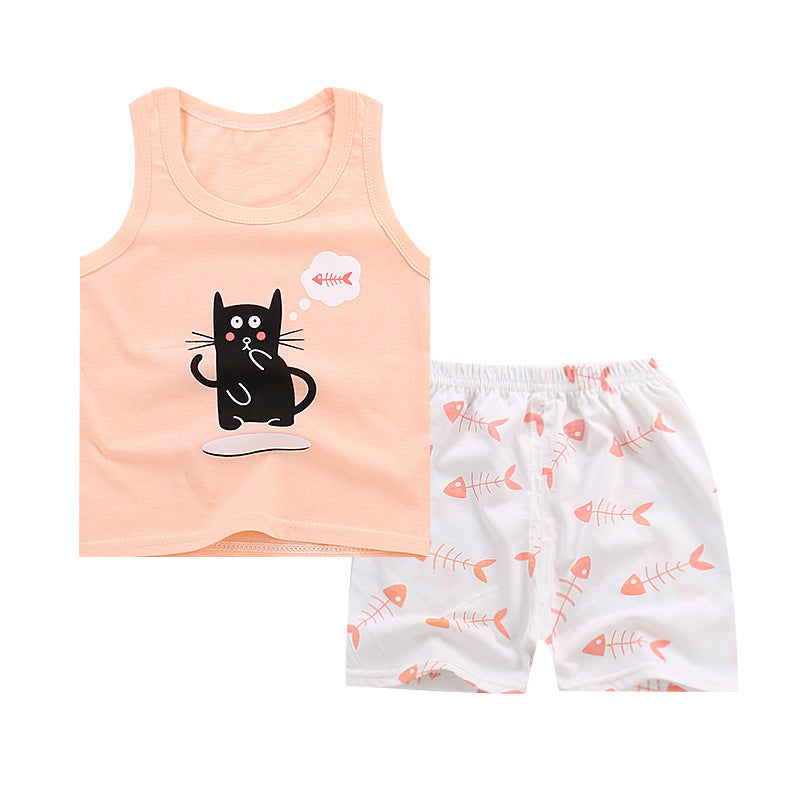 Children's cotton sleeveless