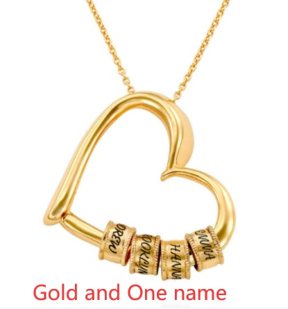 Personalized Heart Necklaces