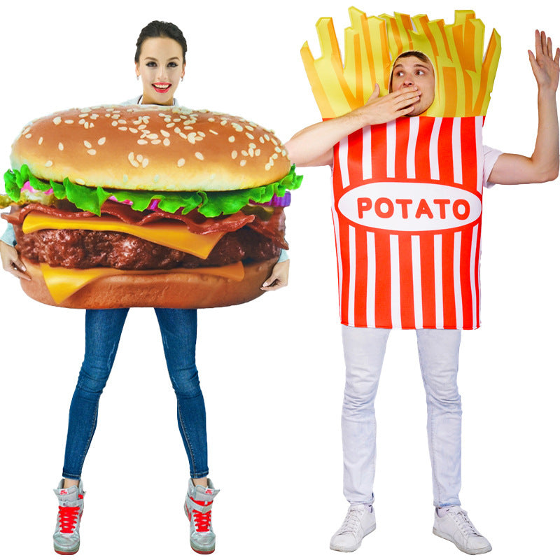 French Fries Performance Props Costume Halloween