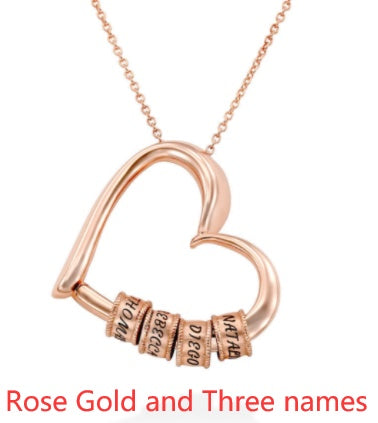 Personalized Heart Necklaces