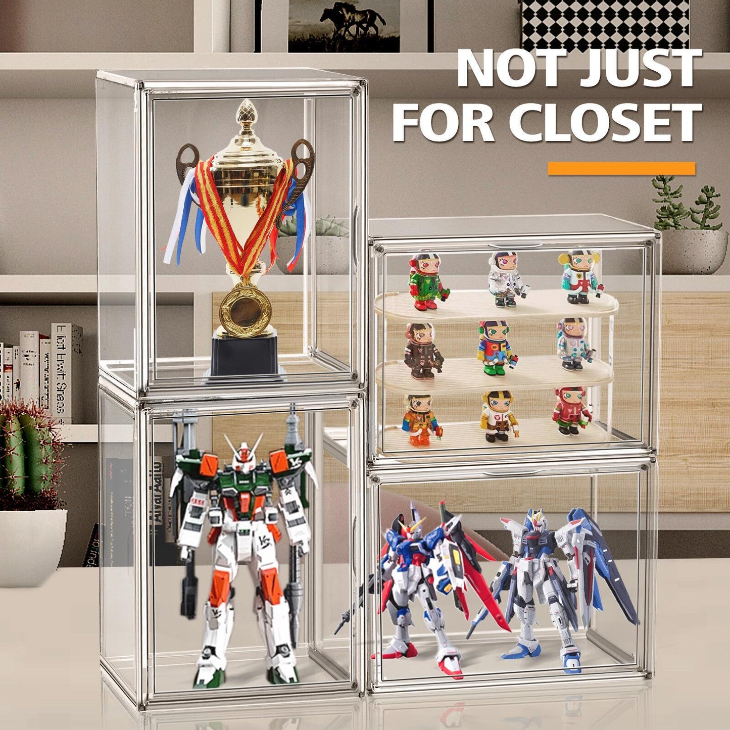 Transparent Stackable Handbag Display