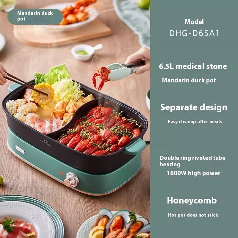 Hot Pot Electric Chafing Dish Split Multifunctional