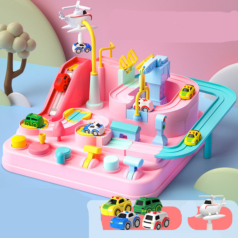 Big Adventure Parking Lot Rail Car Toy